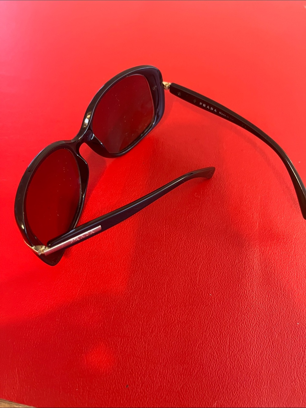Prada Women's SPR08O SPR/08O 57-17 14B-OA7 1302N Prada Black - Picture 2 of 5